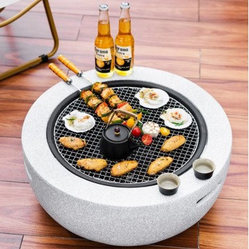 CONVO OUTDOOR CHARCOAL BBQ GRILL FIRE PIT WITH LEGS 60CM LARGE